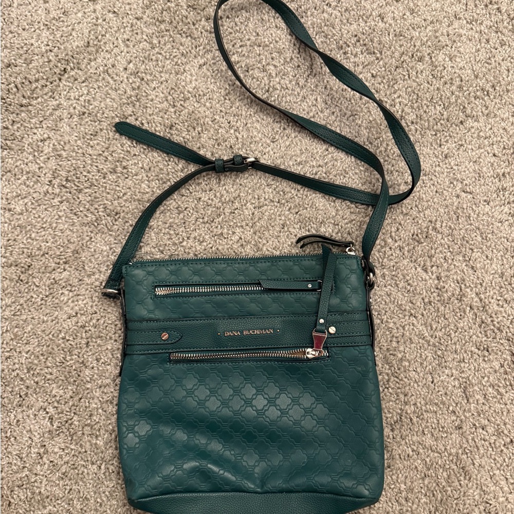 Dana Buchman Green Crossbody Bag